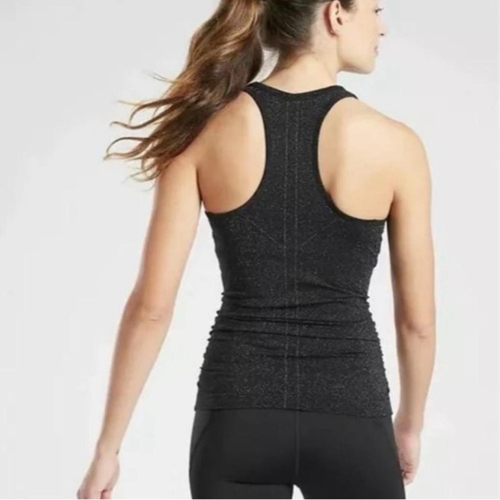 Athleta speed‎ light glow shimmer racer back tank small - Picture 5 of 8